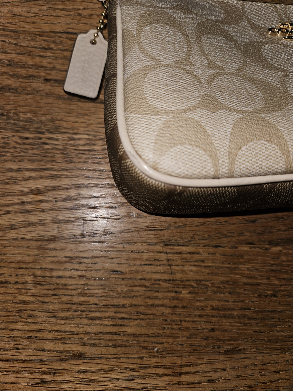 Coach Nolita Cream Signature C mini Bag with Gold Hardware - Picture 3 of 12